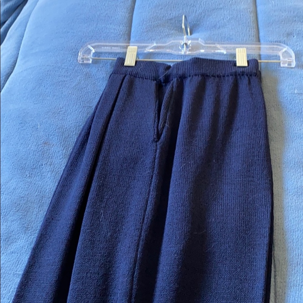 St john santana navy pants.  Size 10